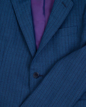 Stefano Ricci Checked wool and cashmere children's suit Y1SF732900BI19HC