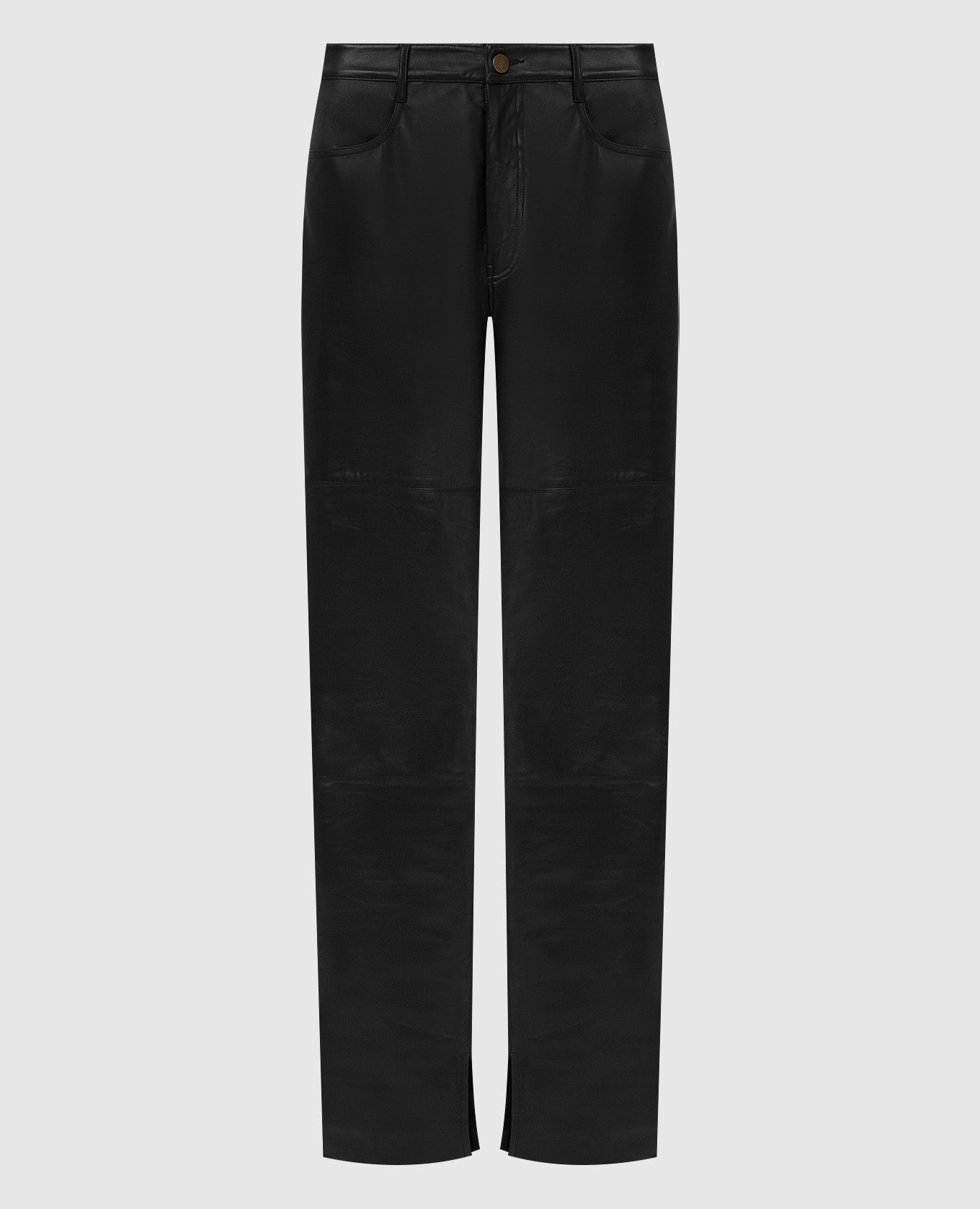 Tom leather trousers with slits rachel gilbert