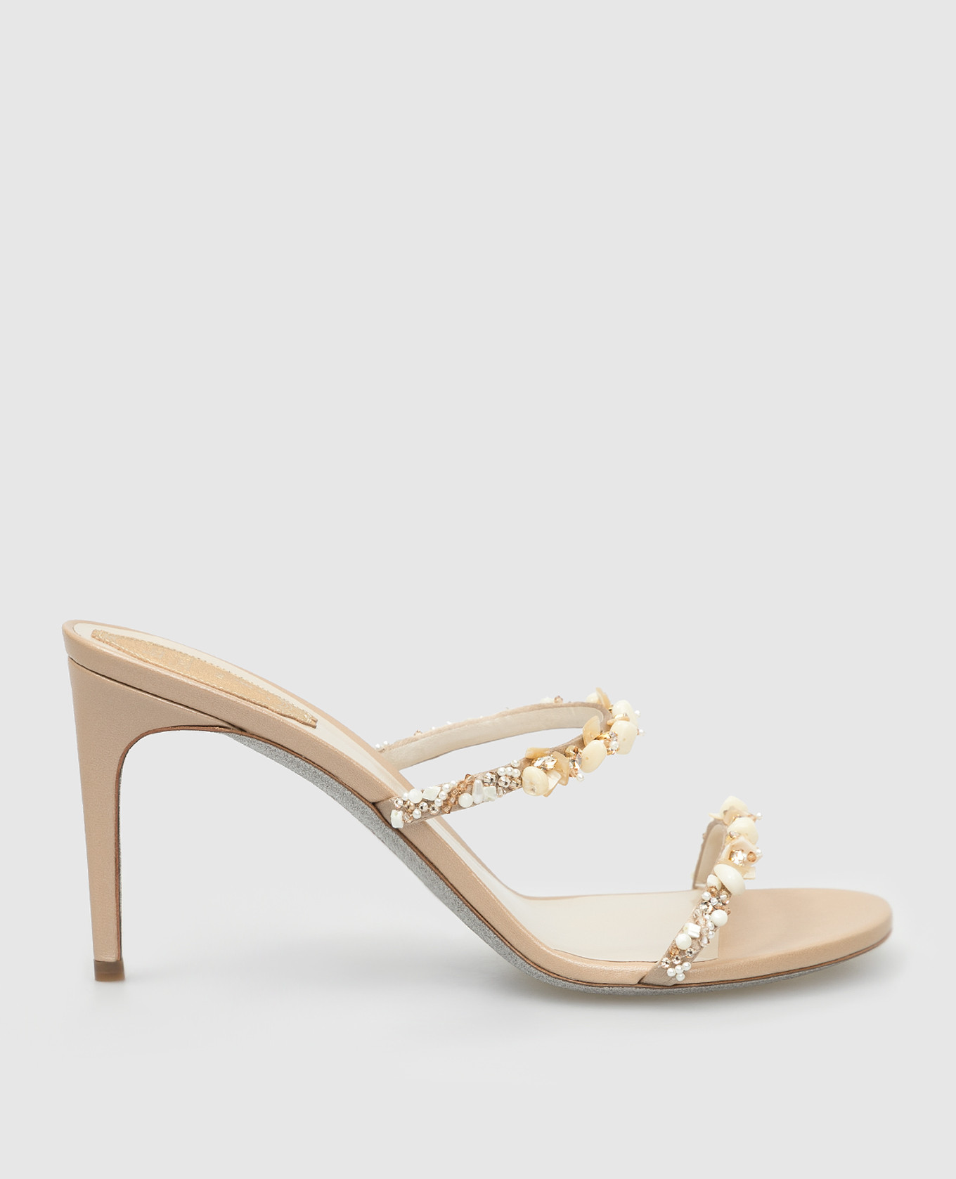 Vicky sandals with beads rene caovilla