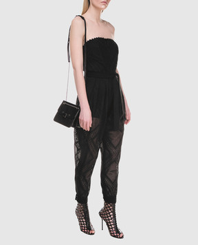 Philosophy di Lorenzo Serafini Black jumpsuit A0461