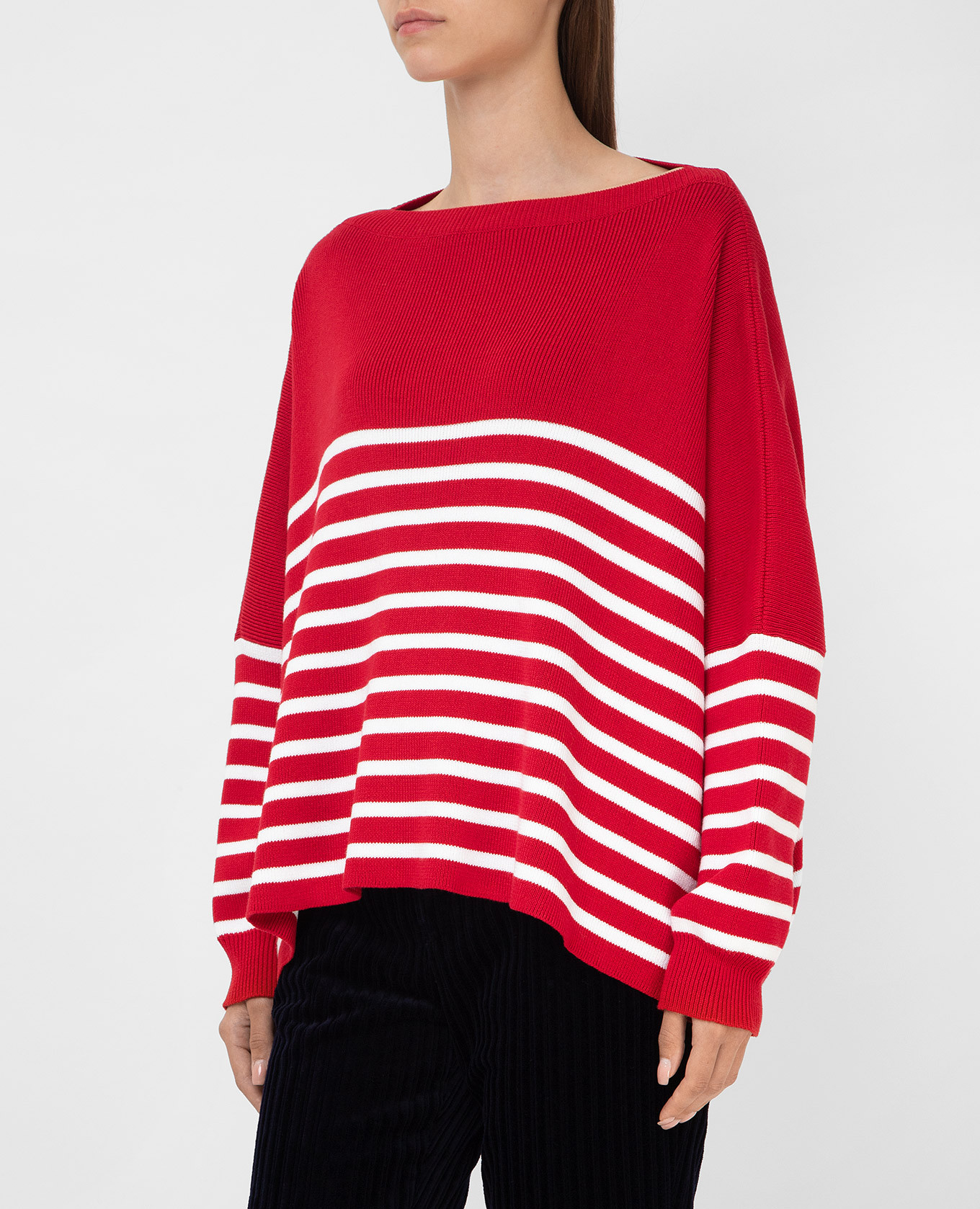 Striped jumper with logo pattern Valentino 3