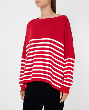 Valentino Striped jumper with logo pattern WB3KC24F6H0
