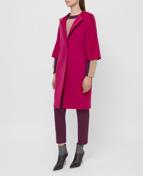 Heresis Pink wool coat J50100SLIMG300