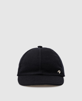 Stefano Ricci Children's cashmere cap with emblem YVF5511PMA18