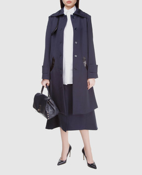 NINA RICCI Navy wool coat 17HCMA016WV0220
