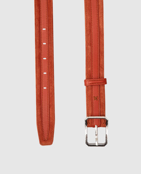 Stefano Ricci Children's orange suede belt Y301SDVHA316P