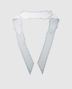 Philosophy di Lorenzo Serafini White leather belt A30052171
