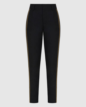 Saint Laurent Black wool trousers 558550