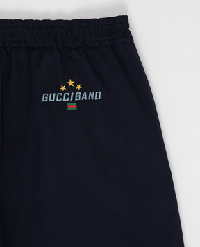 Gucci Children's dark blue shorts 591624XWAIM