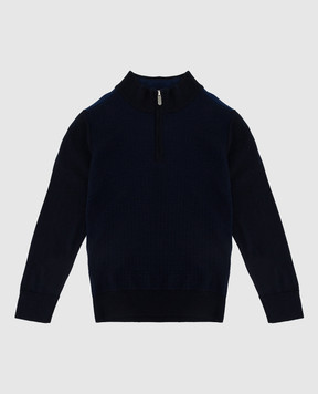 Stefano Ricci Patterned wool jumper for children KY02018L01Y18404