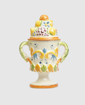 Dolce&Gabbana Yellow porcelain candlestick PCN003PCN00