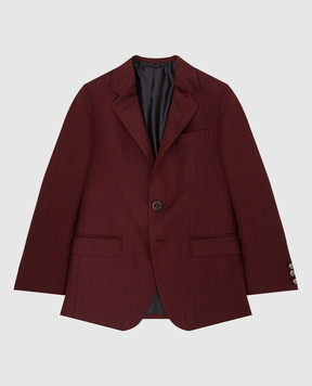 Stefano Ricci Patterned wool and silk jacket for children Y1RF371000HC3589