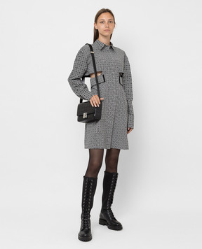 Givenchy Shirt dress with logo monogram cutouts BW215313UC