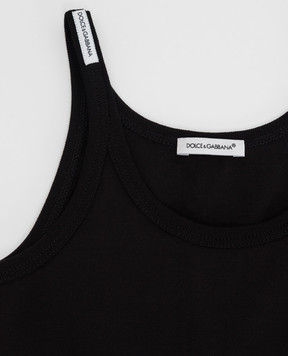Dolce&Gabbana Black children's t-shirt set L4J702G7OCU