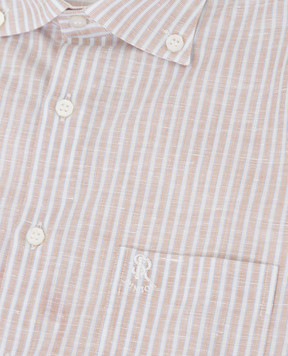 Stefano Ricci Children's beige striped shirt YC002674L1667