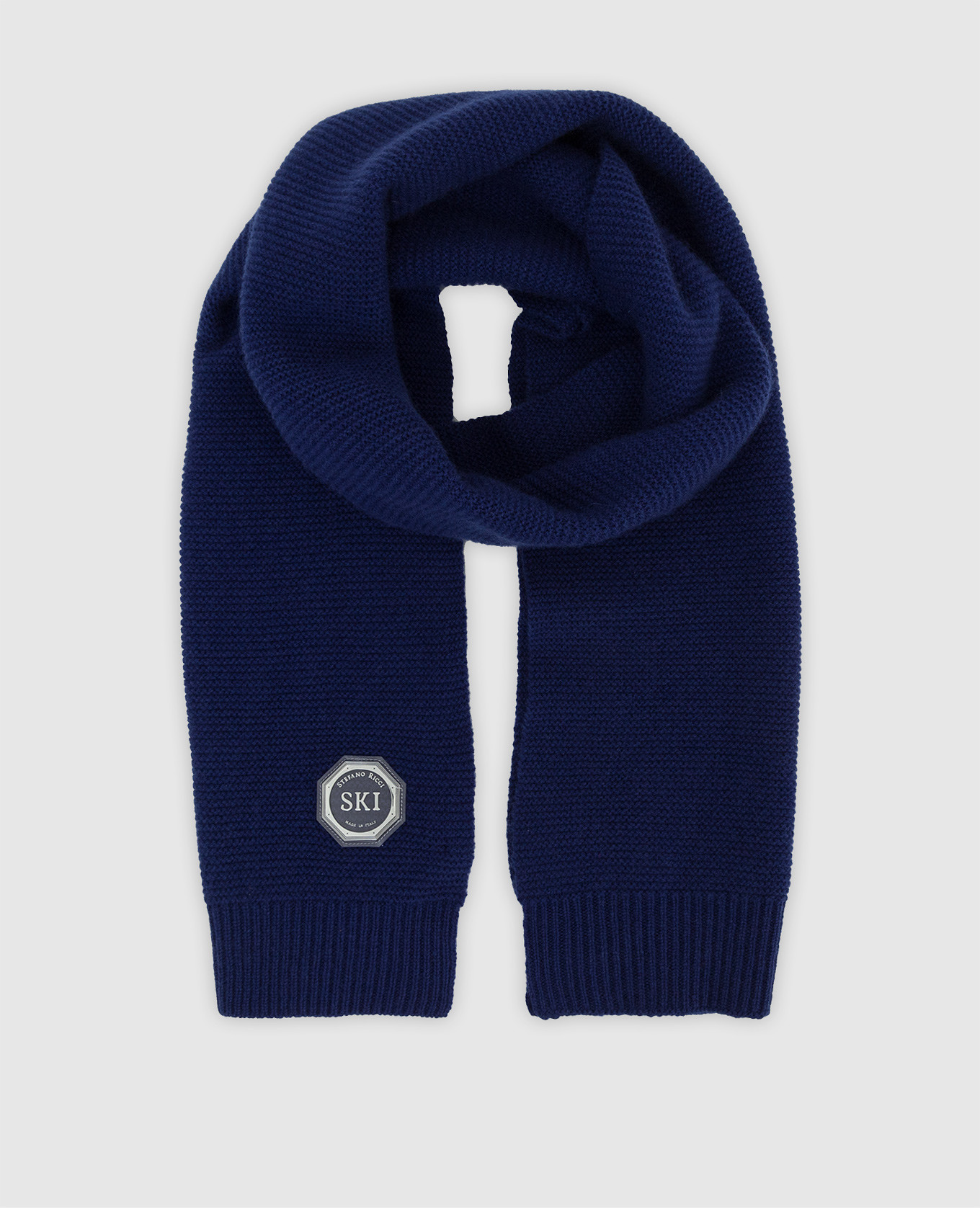 

Children's wool scarf with logo Stefano Ricci, Blue