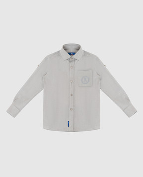 Stefano Ricci Children's shirt with embroidery YAC6400010LJ1609