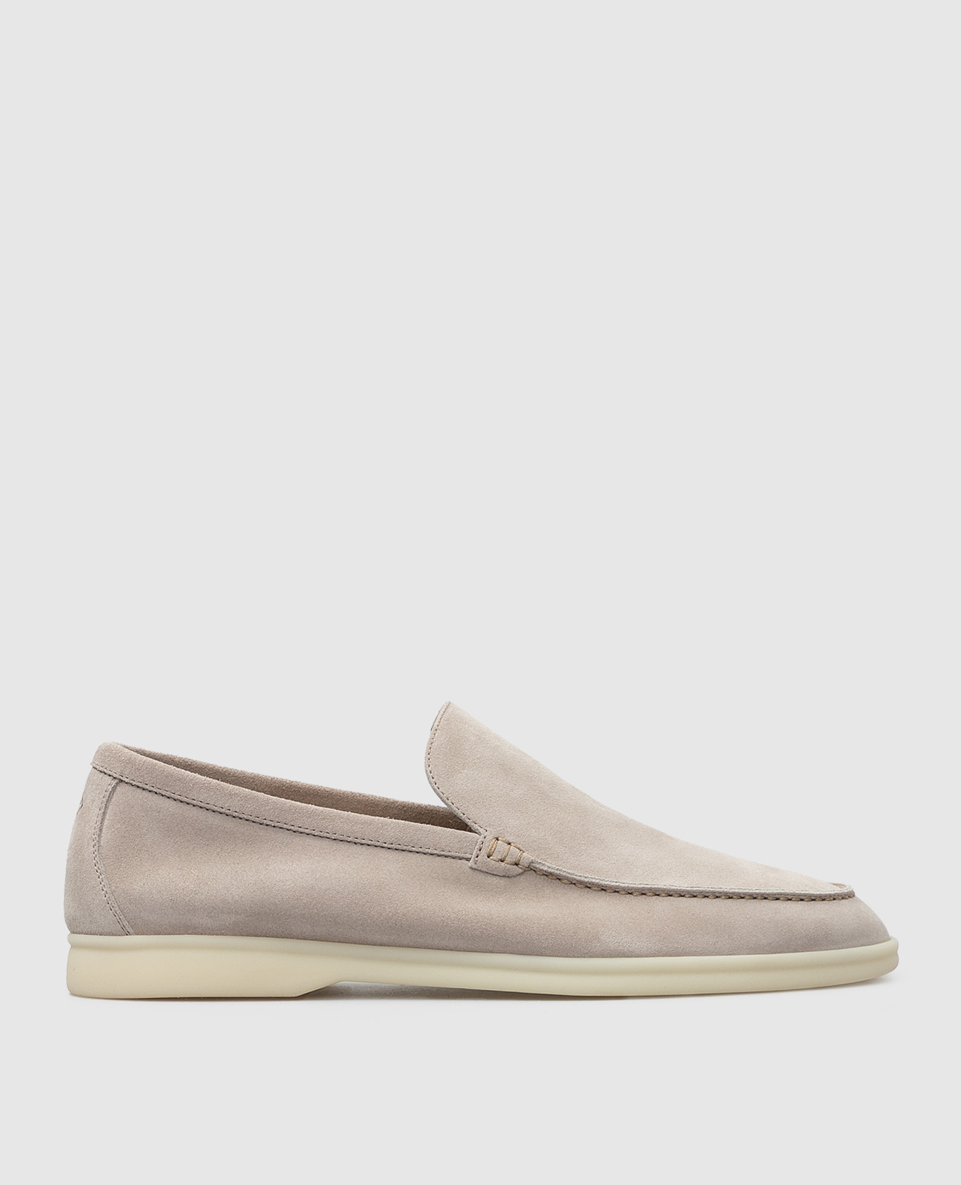 Loro Piana - Summer Walk Suede Slippers in Light Beige FAE8124 - Online  kopen bij Symbol