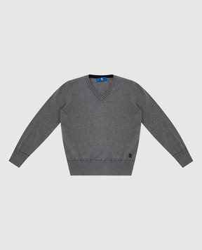 Stefano Ricci Children's gray wool pullover KY02019V01Y18405