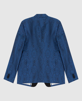 Stefano Ricci Children's patterned silk jacket Y2RF731000HC5267