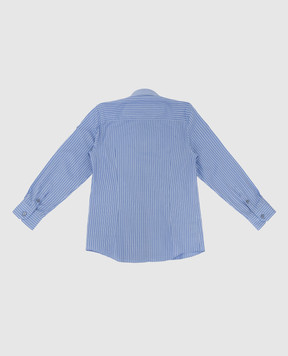 Stefano Ricci Children's blue striped shirt YC003191LJ1707