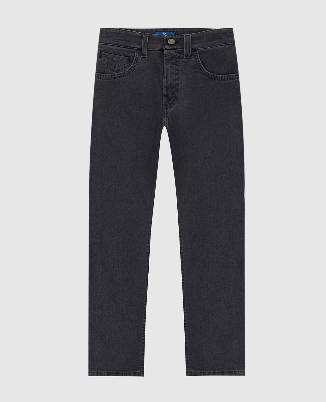 

Children's dark gray embroidered jeans Stefano Ricci, Grey