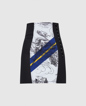 Philosophy di Lorenzo Serafini Mini skirt with contrast print A01097157