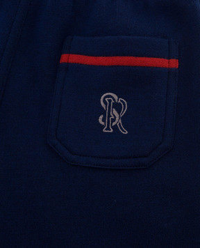 Stefano Ricci Children's sweatpants in patterned wool KY06012PTDY20304