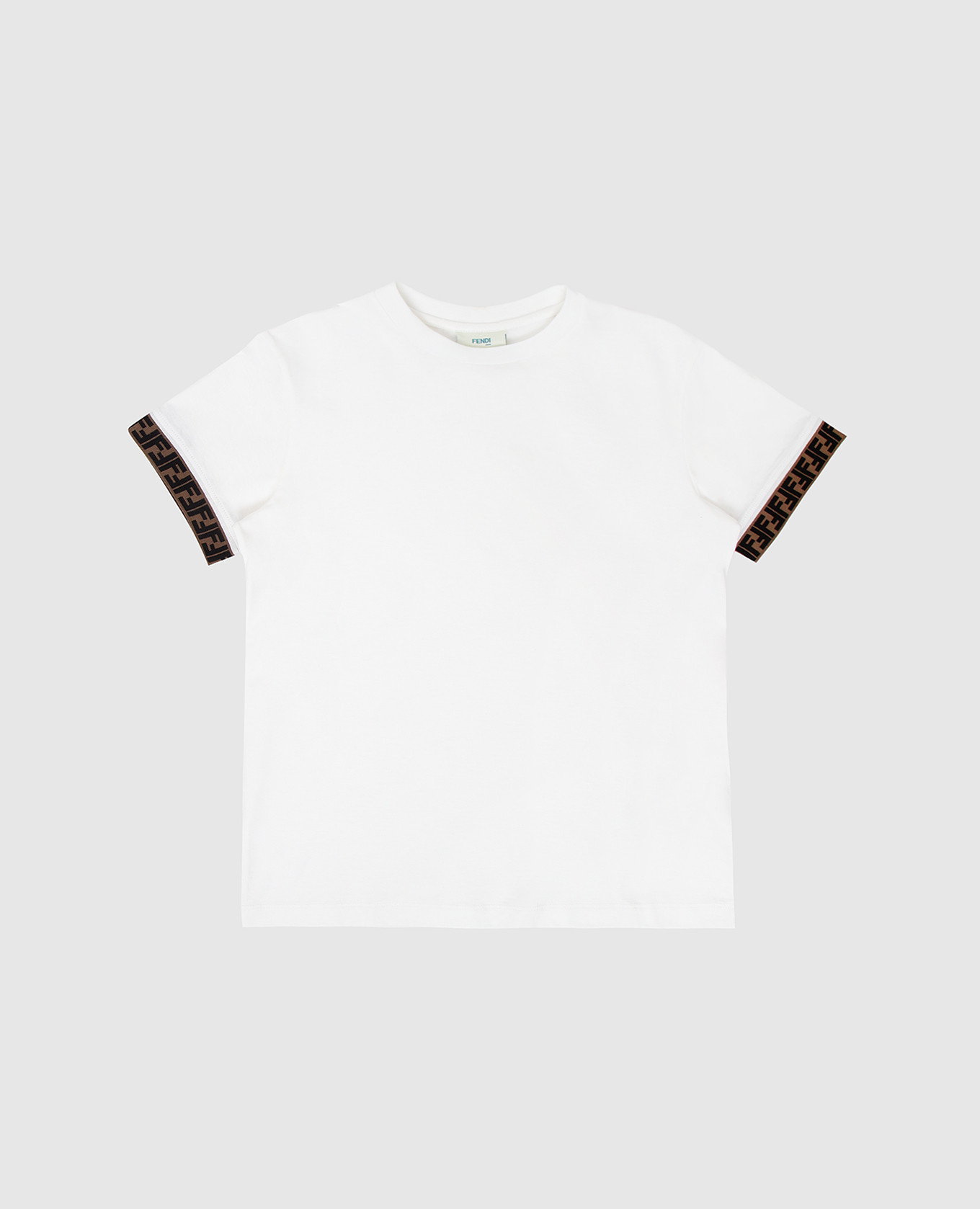 

Children's white t-shirt Fendi