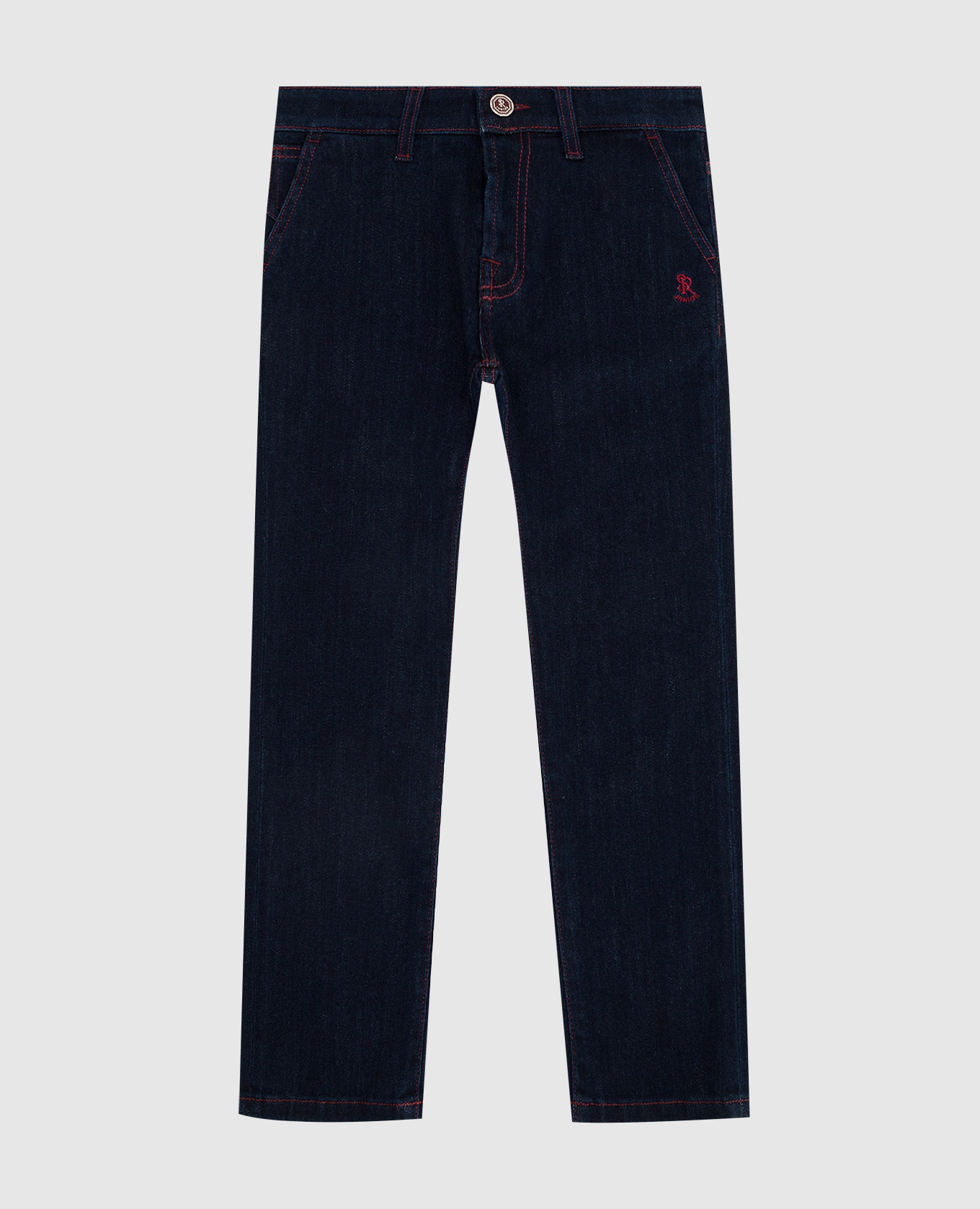 

Children's dark blue jeans Stefano Ricci, Синий