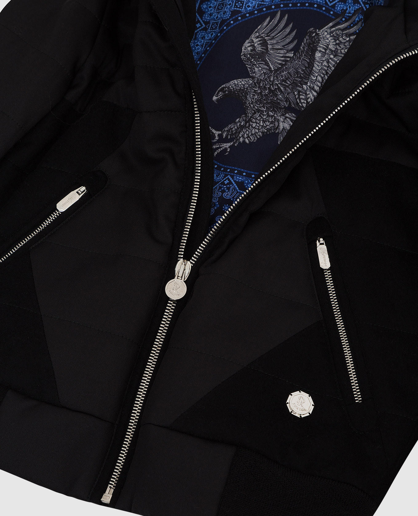 

Children's silk and cashmere jacket Stefano Ricci, Black