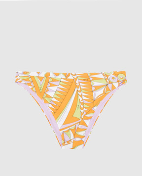 PUCCI Bikini bottoms in Bandierine print 2EMX652E877