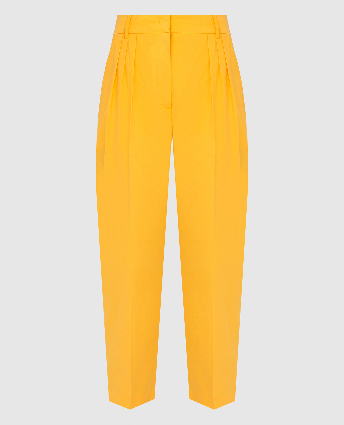 

High rise cropped trousers Erika Cavallini, Yellow