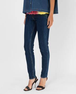 Versace Jeans Couture Tie-dye slim jeans 71HAB5K0DW00901D