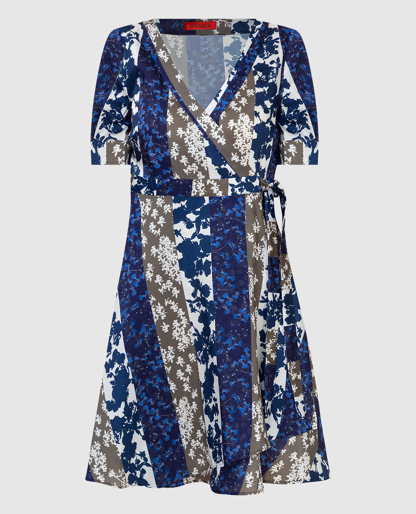 

Floral wrap dress Max & Co, Blue