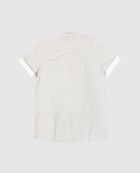 Stefano Ricci Children's light beige striped shirt YC002683L1666