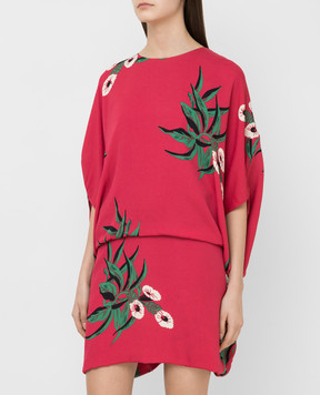 Marni Crimson dress ABMAR17U00TV392