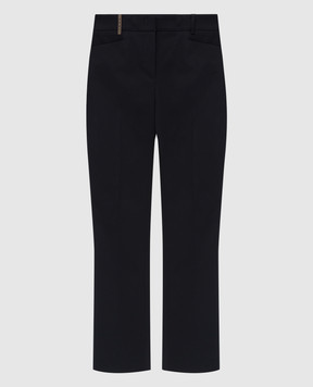 Peserico Navy blue trousers P0453006494