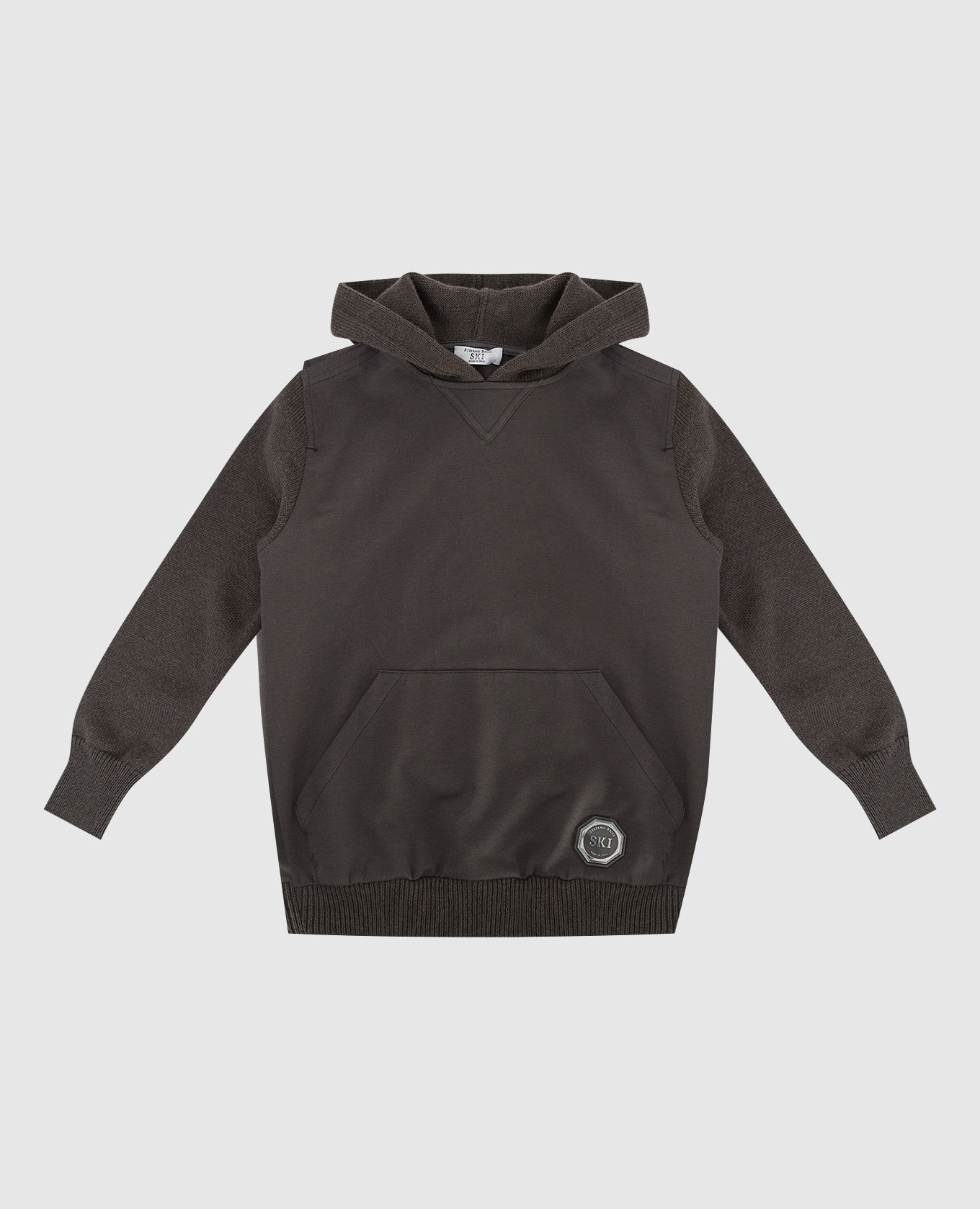 Children's hoodie with a patch stefano ricci