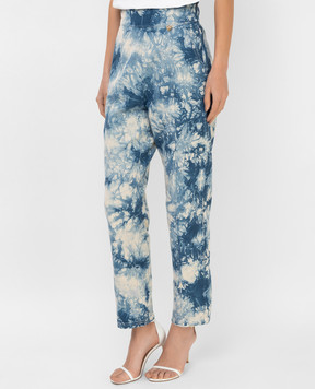 Twinset High waist tie-dye trousers 211TT2542
