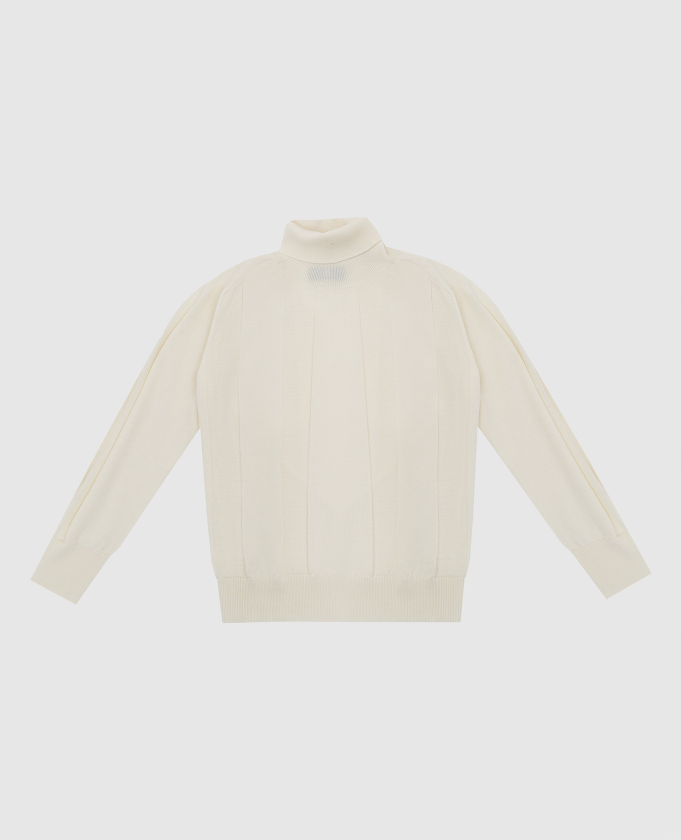 

Children's light beige wool golf Stefano Ricci, Бежевый