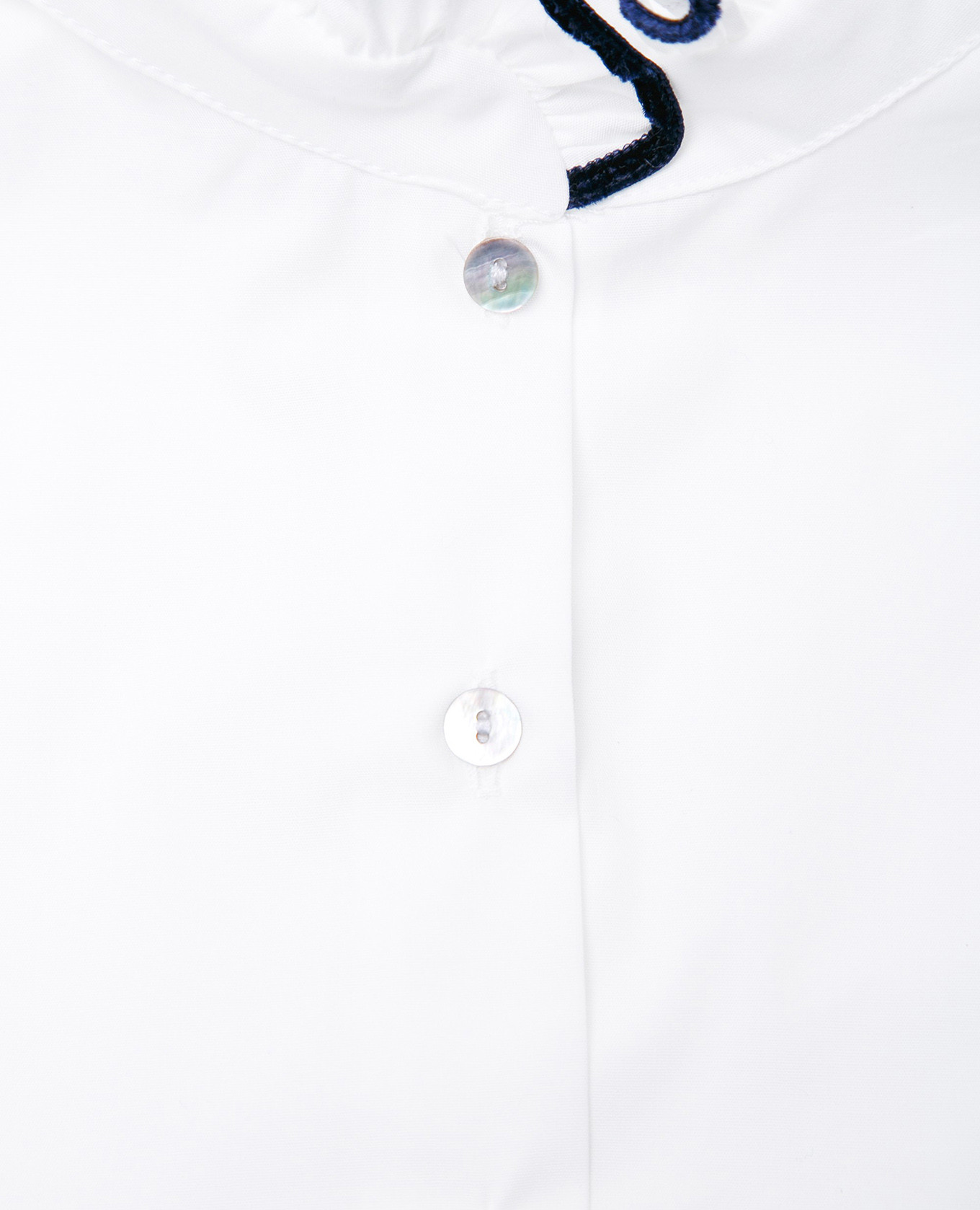 Children's white bib CAF 3