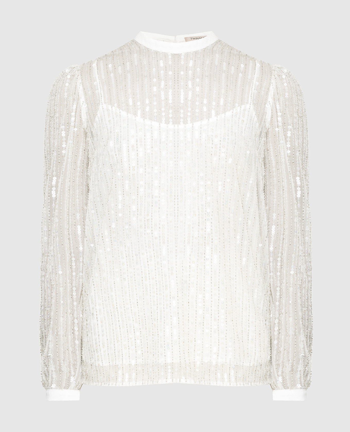 

Light beige blouse Twinset