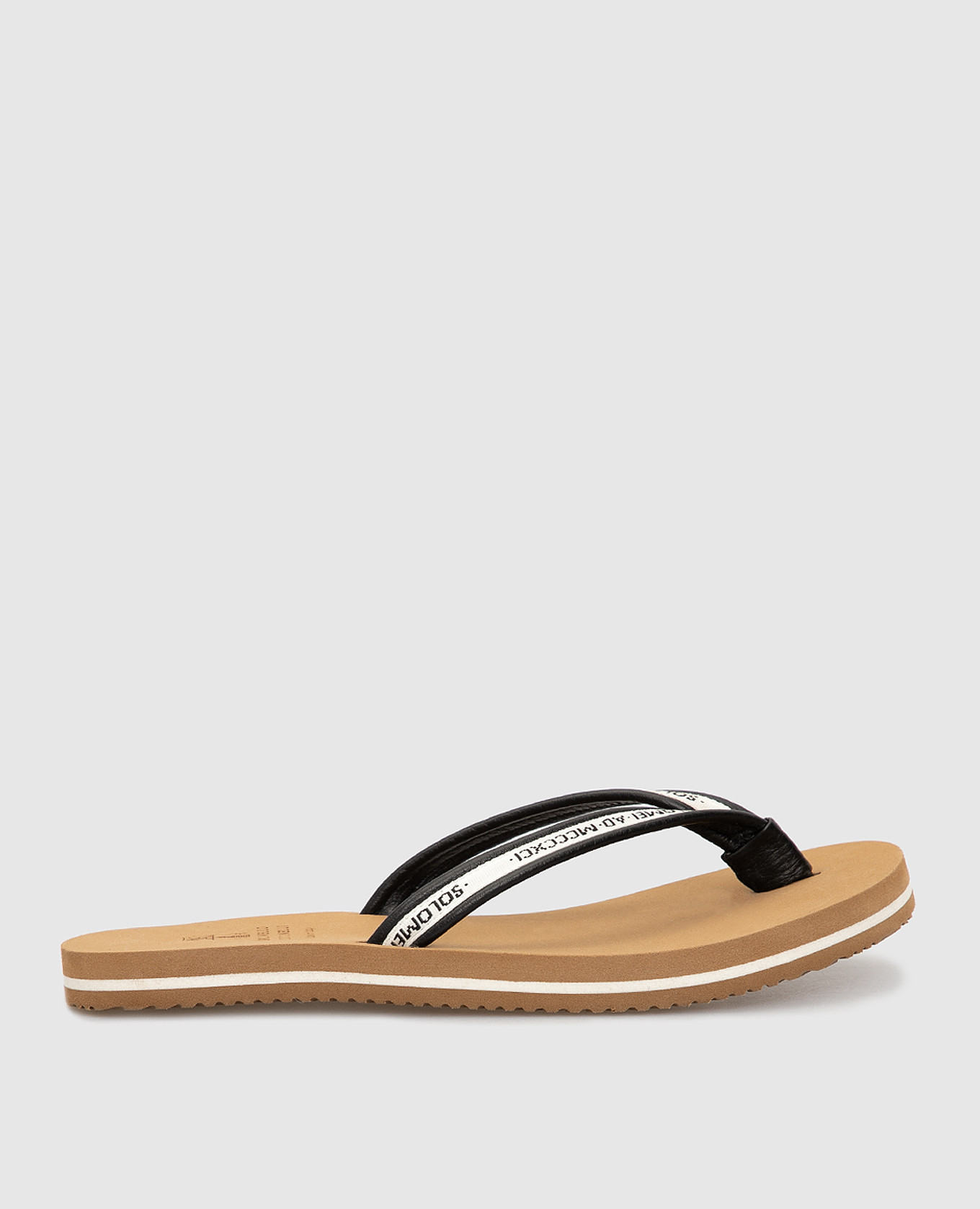 Black flip flops brunello cucinelli