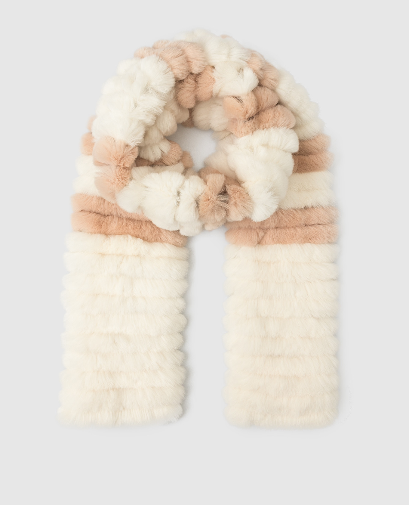 

Rabbit fur scarf Giuliana Teso, Pink
