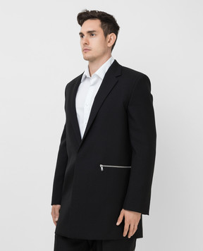 Jil Sander Black wool jacket JSMT135101MT201000