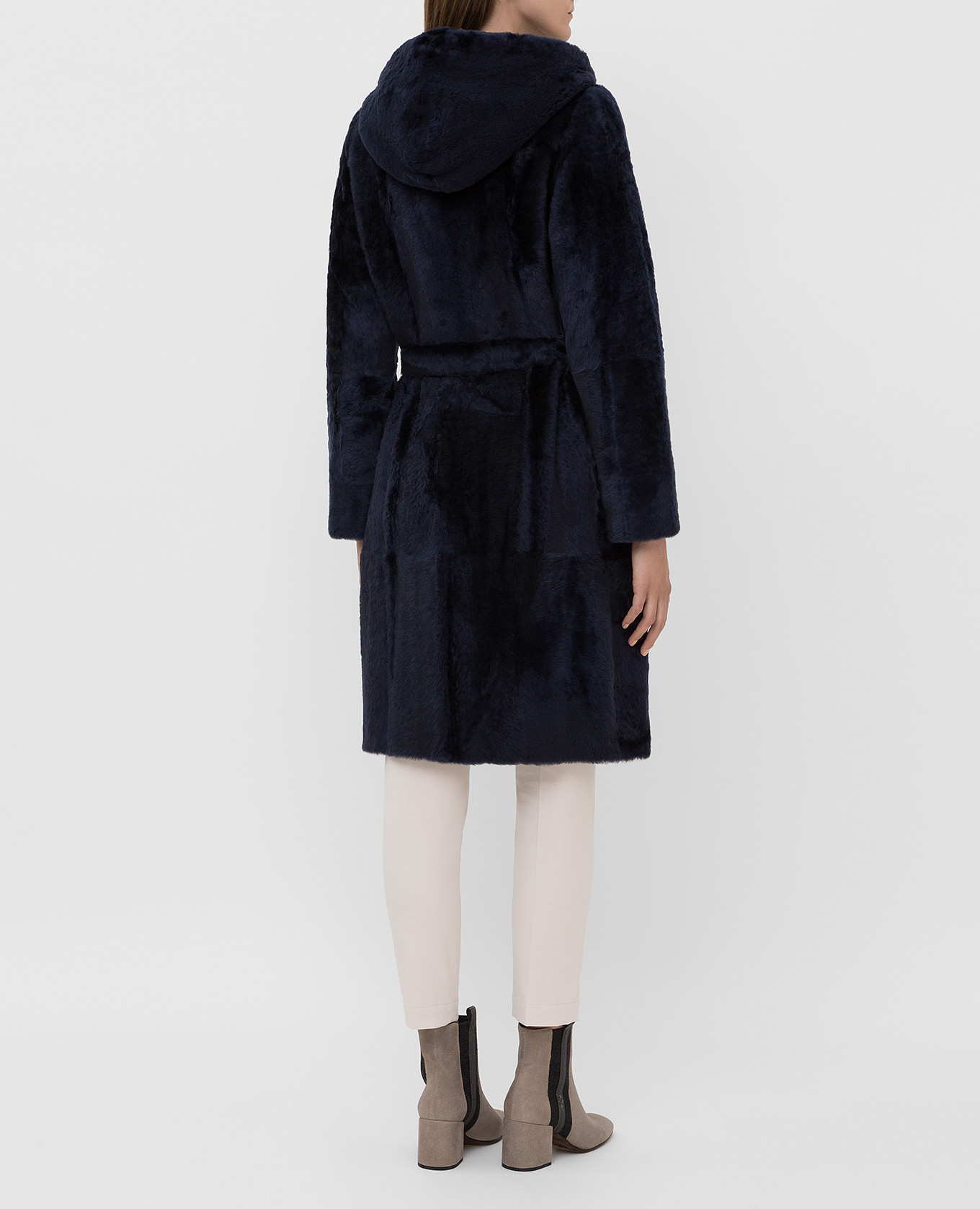 

Dark blue fur coat Brunello Cucinelli
