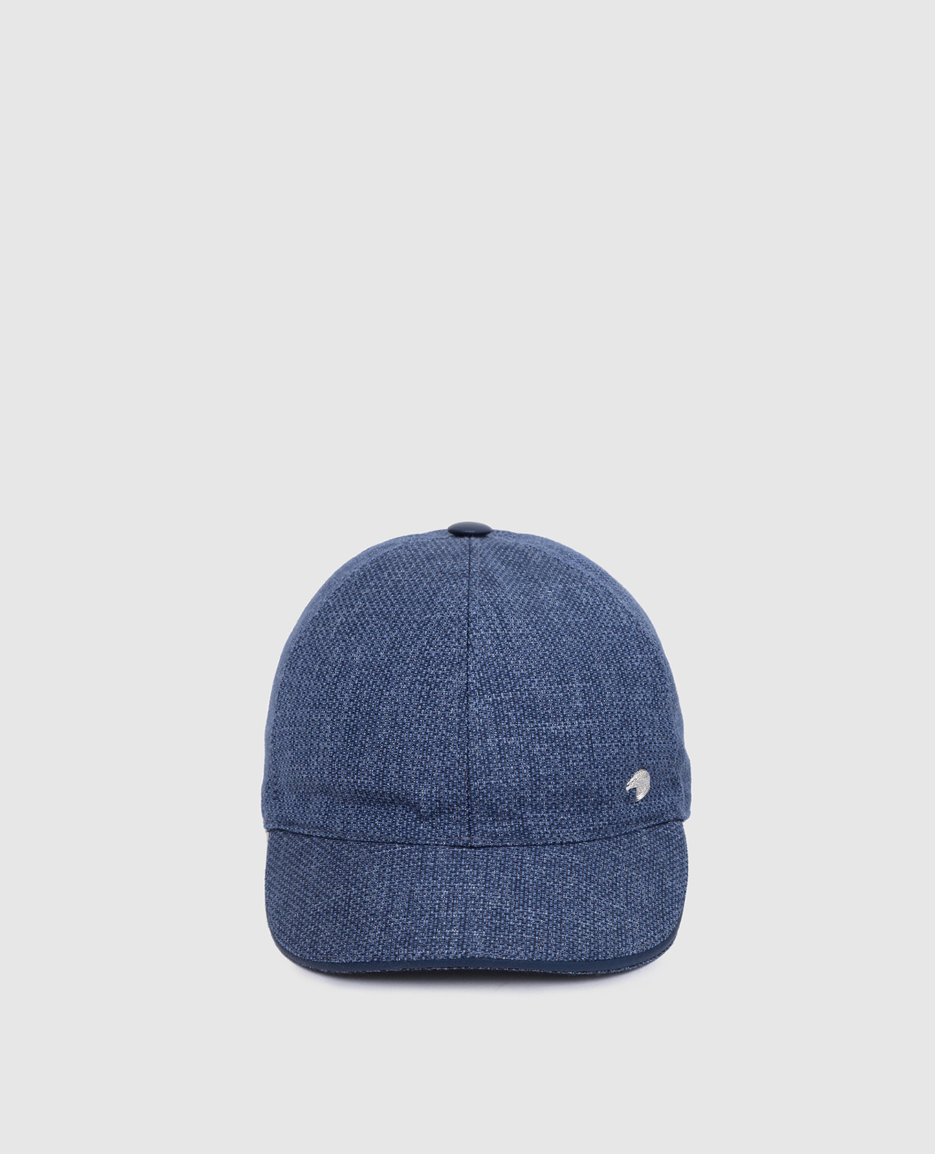 

Children's cap in silk and cashmere with logo Stefano Ricci, Blue