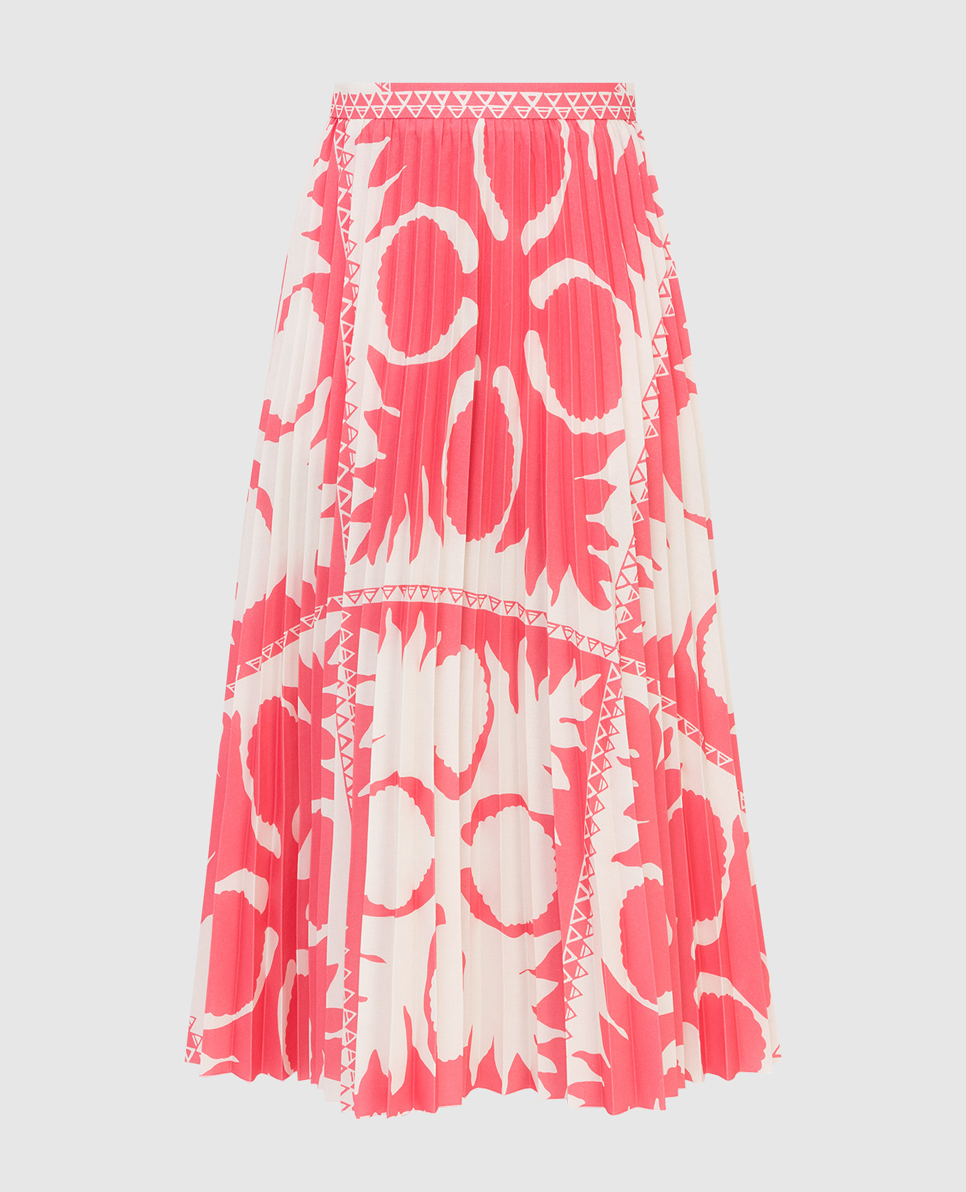 

Abstract print pleated skirt Red Valentino