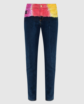 Versace Jeans Couture Tie-dye slim jeans 71HAB5K0DW00901D